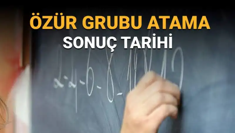 Özür Grubu Atama Sonuçları İçin Tarih Belirleme Süreci Başladı!