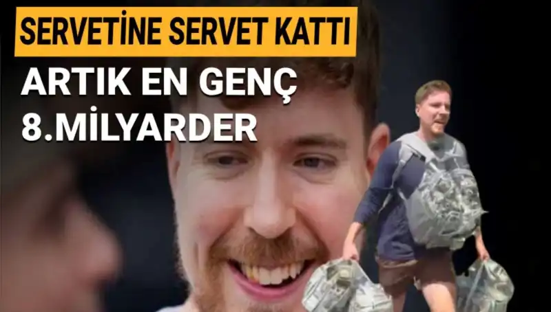 YouTube Dünyasının Yıldızı MrBeast, En Genç Milyarder Olma Yolunda!