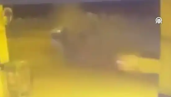Gaziantep'te Kafa Kafaya Çarpışma! Feci Kaza Kameralara Yansıdı