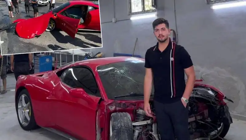 15 Milyonluk Ferrari Hurdaya Döndü: Sahibinin Acı İtirafı