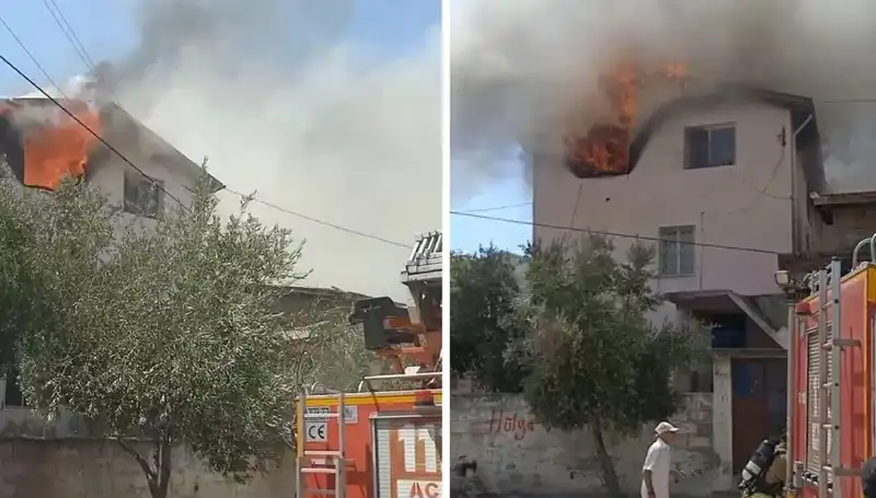 Hatay'da Yangın Korkutan Anlar: 3 Yaşındaki Çocuk Hastaneye Kaldırıldı