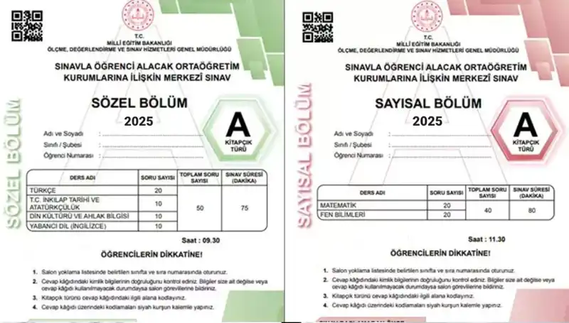 2025 LGS Soru ve Cevap Anahtarı Yayın Tarihleri Açıklandı